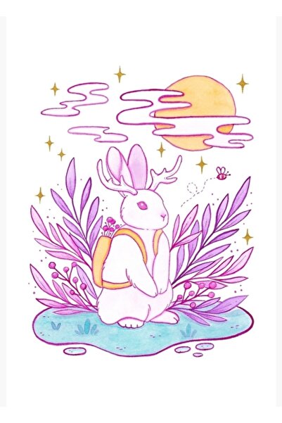 Universal Декоративен дървен плакат за маса с растение Джакалоуп Никури