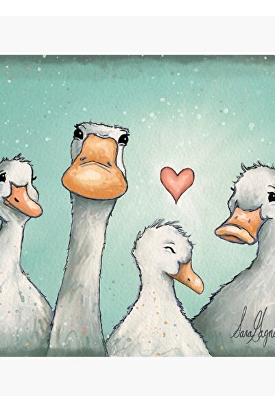 Universal Декоративен дървен плакат с картина  "Истински приятели "