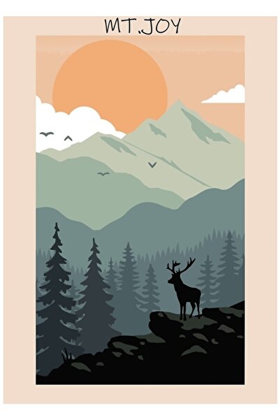 Universal Дървен декоративен плакат за маса  "Маунт Джой "