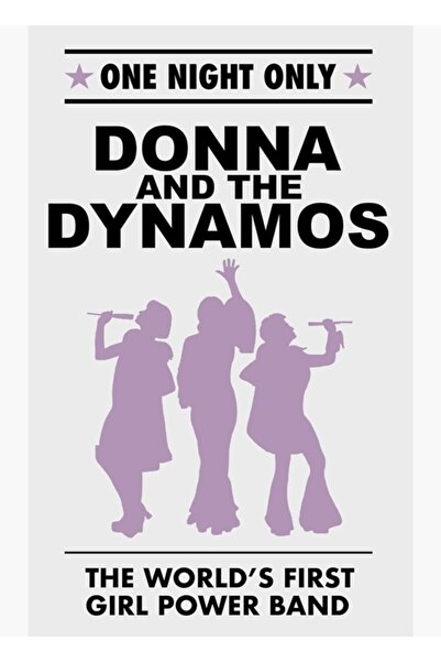 Universal Дона и Динамолар! Дървен декоративен плакат за маса