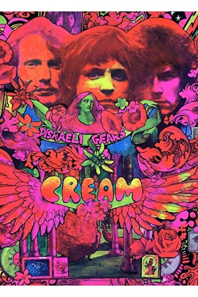 Universal Декоративен дървен плакат за маса Disraeli Gears