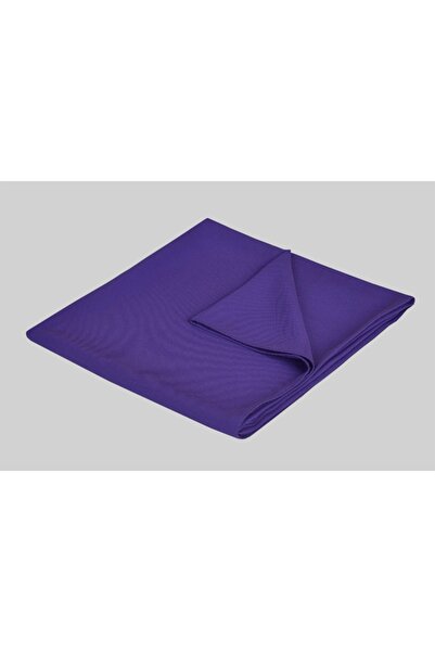 KROREN Armanda Medine Ipeği Mor Eşarp 110*110cm Ebatlı