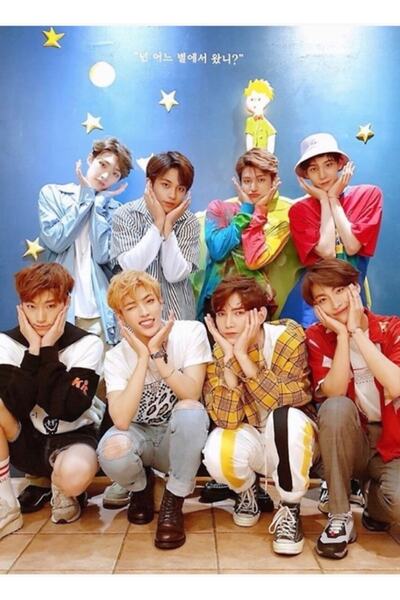 Universal Ateez Ξύλινη Διακοσμητική Αφίσα Τέχνης