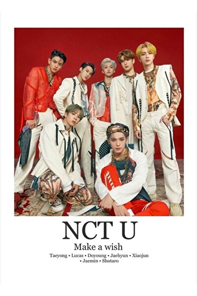 Universal Poster minimalist Nct U, tablou decorativ din lemn