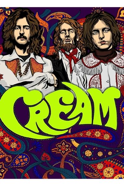 Universal Крем Бенд, Клептън, Дървен плакат за маса, Декоративен