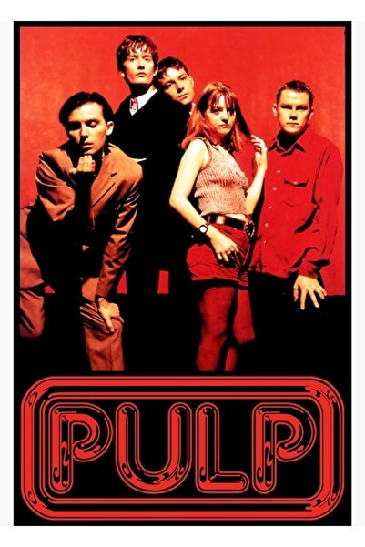 Universal Pulp - Poster de trupă, Tablou, Poster din lemn, Decorativ