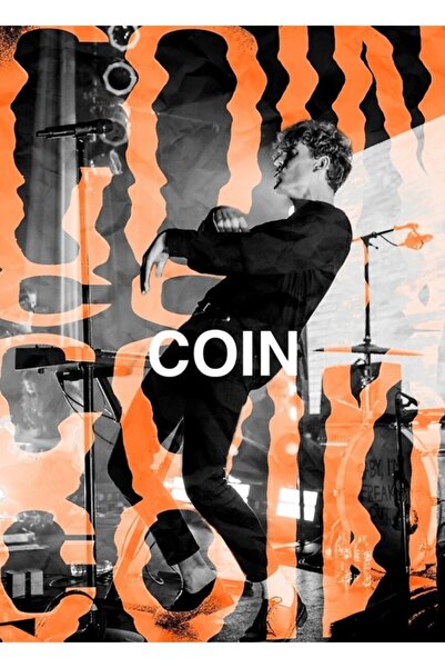 Universal Ξύλινη διακοσμητική αφίσα του συγκροτήματος Coın Indie Pop