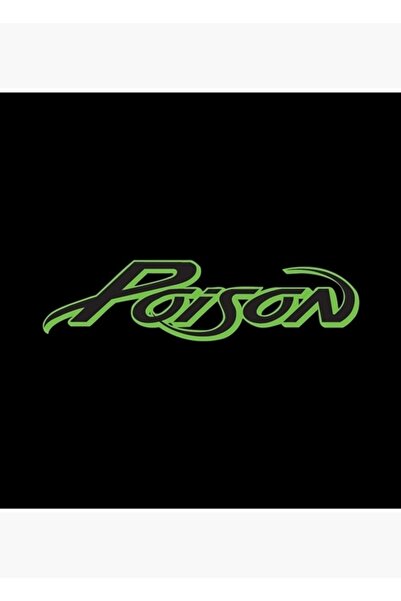 Universal Λογότυπα ομάδας Poison Band - Διακοσμητική ξύλινη αφίσα από ξύλο ρο...