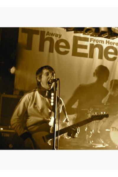 Universal Poster decorativ din lemn cu pictură Sepia Enemy