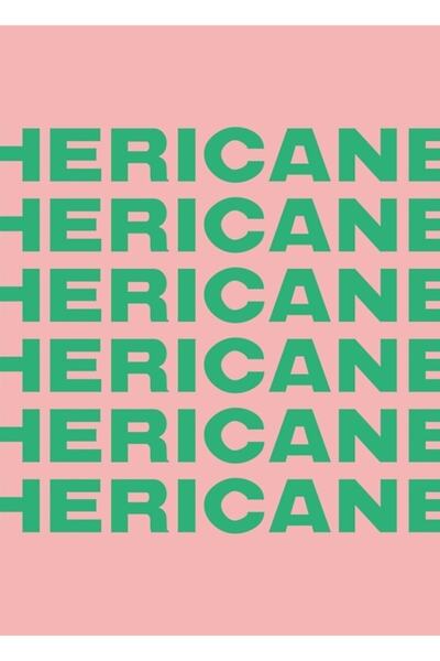 Universal Διακοσμητική Ξύλινη Αφίσα Ζωγραφικής Herıcane