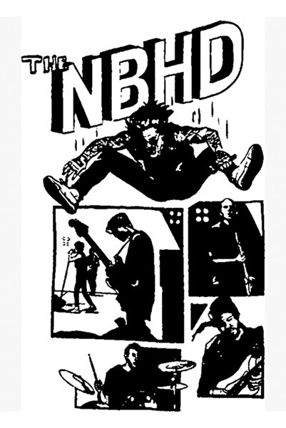 Universal The Nbhd - Poster decorativ din lemn cu pictură amuzantă