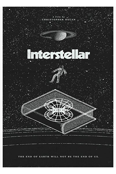 Universal Εκτύπωση αφίσας ταινίας Interstellar, Ξύλινη διακοσμητική αφίσα