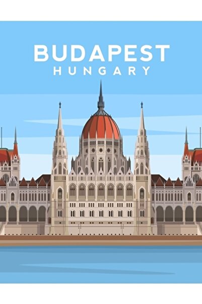 Universal Παρλάμεντο της Βουδαπέστης, Ουγγαρία, Ξύλινη διακοσμητική αφίσα για...