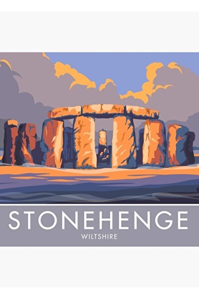 Universal Stonehenge, Wiltshire Tablo Poster decorativ din lemn