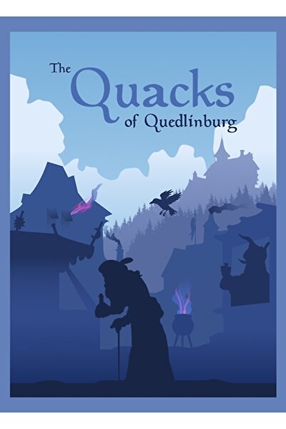 Universal Quedlinburg Quacks - Τέχνη επιτραπέζιων παιχνιδιών, Ξύλινη διακοσμη...