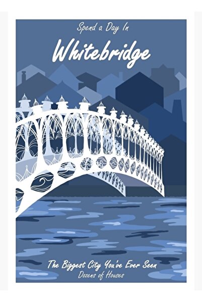 Universal Poster decorativ din lemn Whitebridge