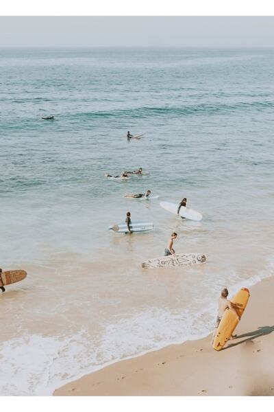 Universal Let's Surf III Tablou Poster din lemn decorativ