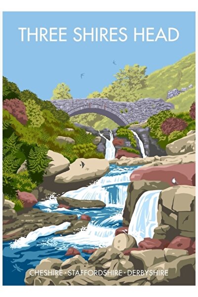 Universal Διακοσμητική ξύλινη αφίσα τριών αναμεντριών με εικονογράφηση κεφαλών