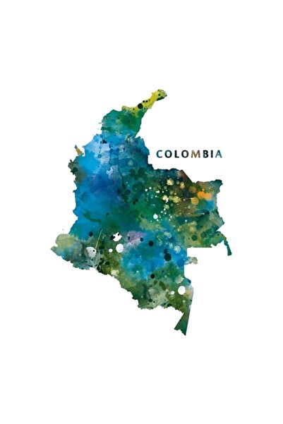 Universal Декоративен дървен плакат с картина на Колумбия