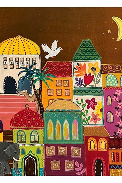 Universal 1001 Noapte Tablo Poster din lemn decorativ