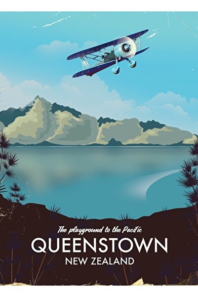 Universal Queenstown, Novi Zeland, igralište do Pacifika" Slikarski drveni po...