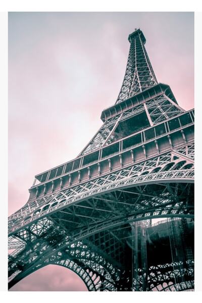 Universal Tablou Turnul Eiffel Poster din lemn decorativ
