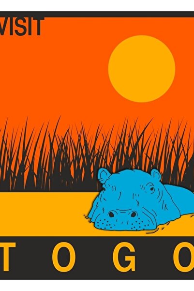 Universal Poster decorativ din lemn Togo Tablo