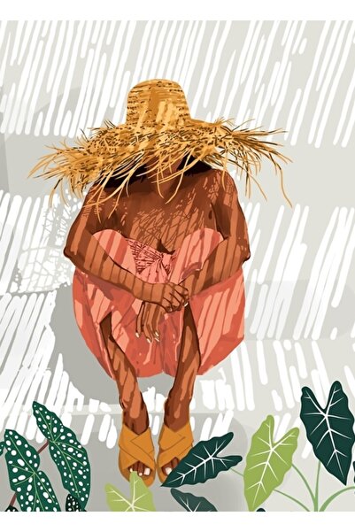 Universal Poster decorativ din lemn Bohem Vacay Tablo