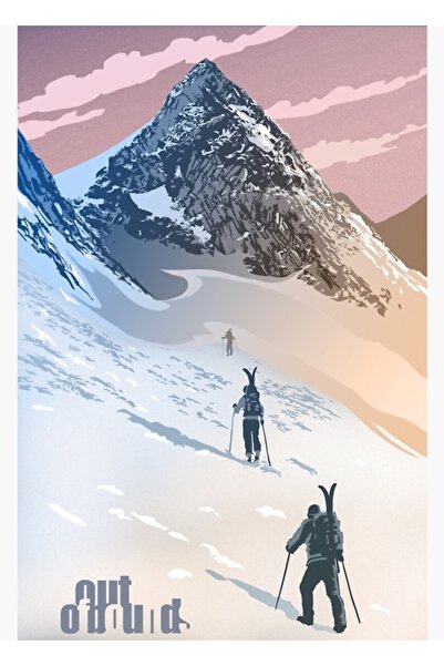 Universal Αφίσα για το σκι στην εξωτερική χώρα, Ξύλινη διακοσμητική αφίσα