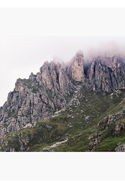 Universal Διακοσμητική Ξύλινη Αφίσα Ζωγραφικής Ντολομίτι