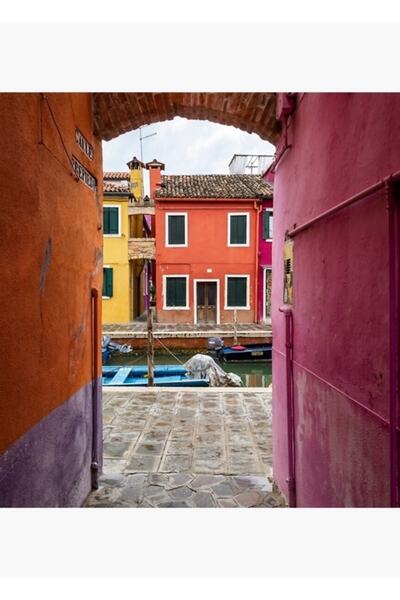 Universal Poster decorativ din lemn Burano