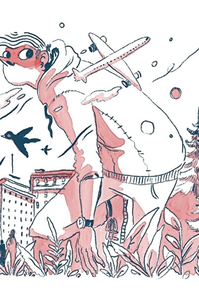 Universal Блуждаещи се мисли Картина Дървен плакат Декоративен