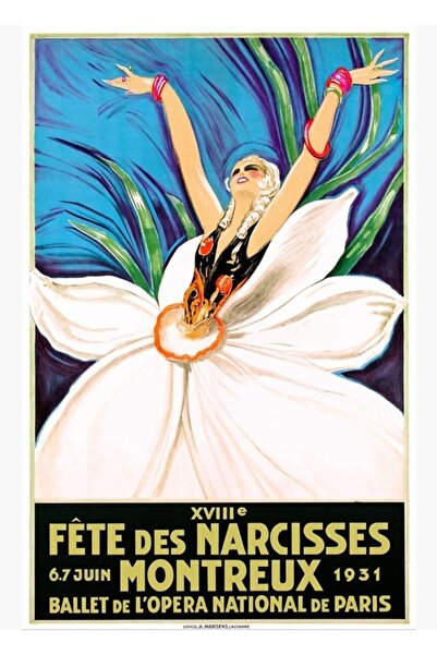 Universal 1931 Ελβετικό Φεστιβάλ Νάργισες Αφίσα Διαφήμισης Ξύλινη διακοσμητικ...