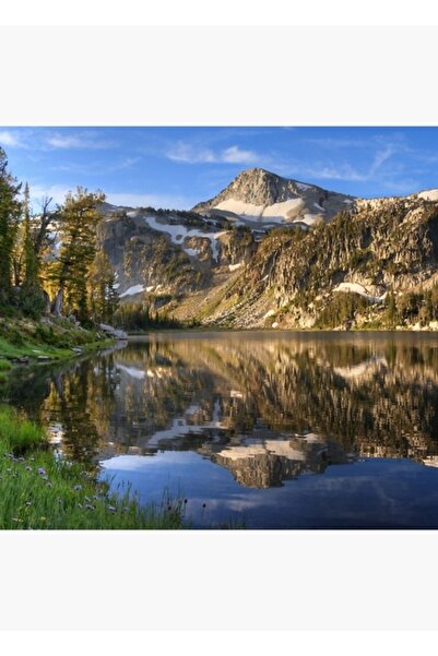 Universal Lumina de dimineață peste Eagle Cap, de la Mirror Lake, Wilderness,...