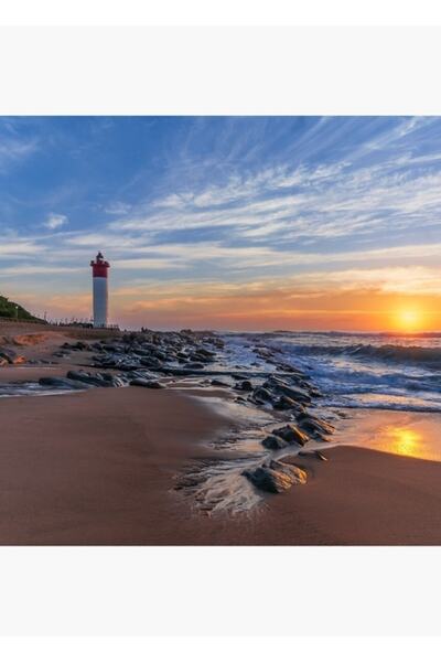 Universal Φάρος της Ούμλανγκα, Διακοσμητική ξύλινη αφίσα με εικονογράφηση την...