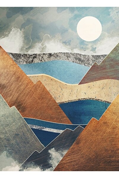 Universal Διακοσμητική Ξύλινη Αφίσα Πίνακας Ορεινής Περασματικής Διαδρομής