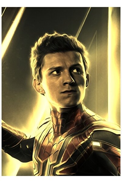 Universal Tom Holland / Peter Parker - Ünlü Sanatı (altın Yaratılış) Tablo Ah...