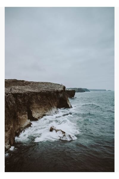 Universal Poster decorativ din lemn cu tablou de plajă de vară
