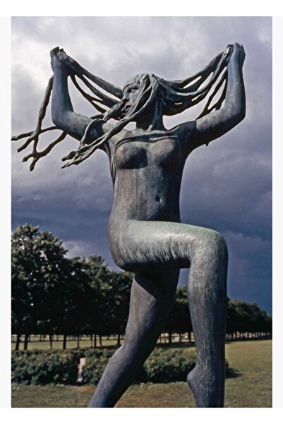 Universal Πάρκο Γλυπτικής Βίγκλαντ - Όσλο, Νορβηγία - Ξύλινη διακοσμητική αφί...