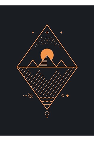 Universal Διακοσμητική Ξύλινη Αφίσα Ζωγραφικής Όσιρις