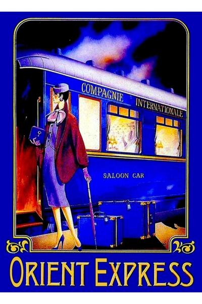 Universal Orient Express: Trenul de călătorie cu tăvane de transport, tablou ...