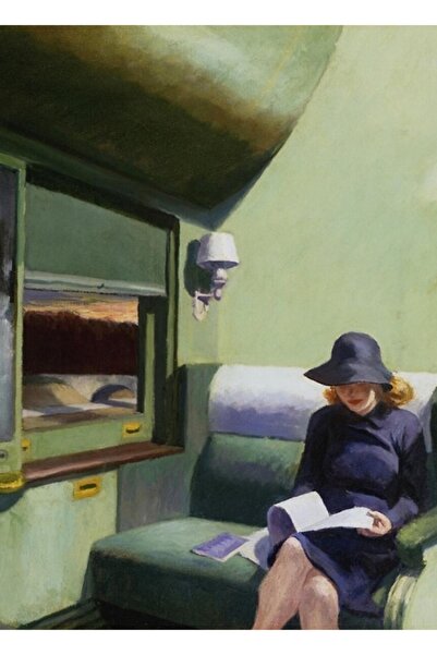 Universal Artist american. Mașina cu compartimente, Edward Hopper. 1938. Tabl...