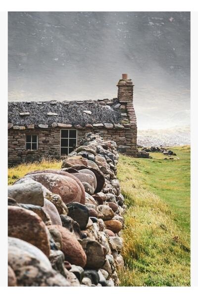 Universal Rackwick Bothy Ξύλινη Διακοσμητική Αφίσα Ζωγραφικής