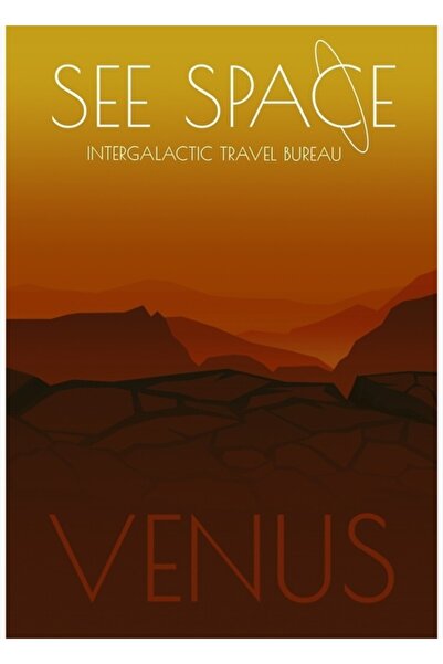 Universal Κοιτάξτε τον ουρανό: Ξύλινη διακοσμητική αφίσα με ζωγραφική Αφροδίτης