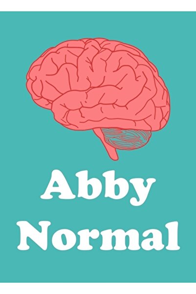Universal Abby Normal Tablo Poster decorativ din lemn