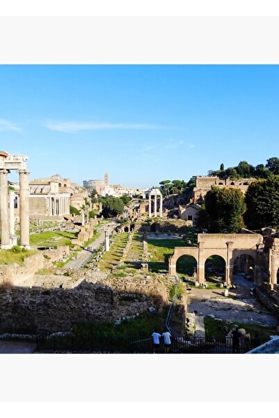 Universal Ρωμαϊκό Φόρουμ - Ρώμη, Ιταλία Ξύλινη διακοσμητική αφίσα για τοίχο
