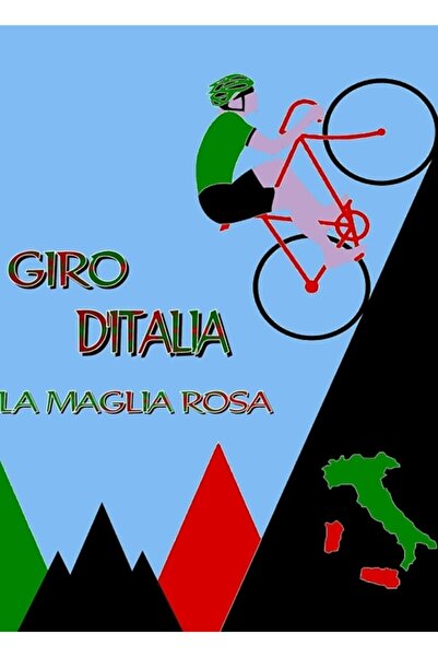 Universal giro D Italia Αγώνες Ποδηλασίας Διαφημιστικός Πίνακας Εκτύπωσης Ξύλ...