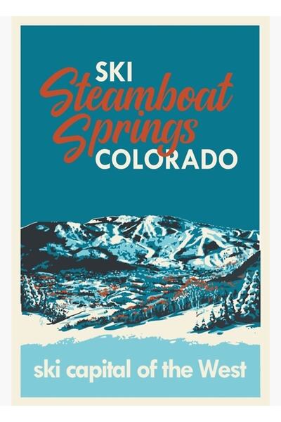 Universal Αφίσα Στιμπόουτ Σπρινγκς με θέμα το καγιάκ, Ξύλινη Διακοσμητική Αφίσα