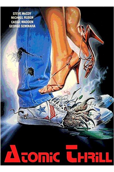 Universal Poster decorativ din lemn Atomic Excitement Table