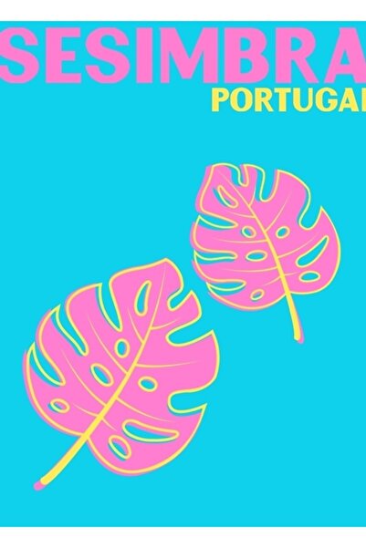 Universal Poster decorativ din lemn Sessimbra Portugalia